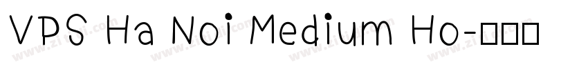 VPS Ha Noi Medium Ho字体转换